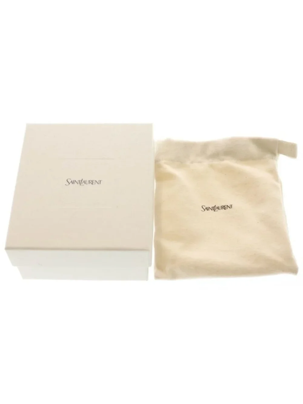 Saint Laurent Paris June Lambskin Mini Handbag Pouch Black